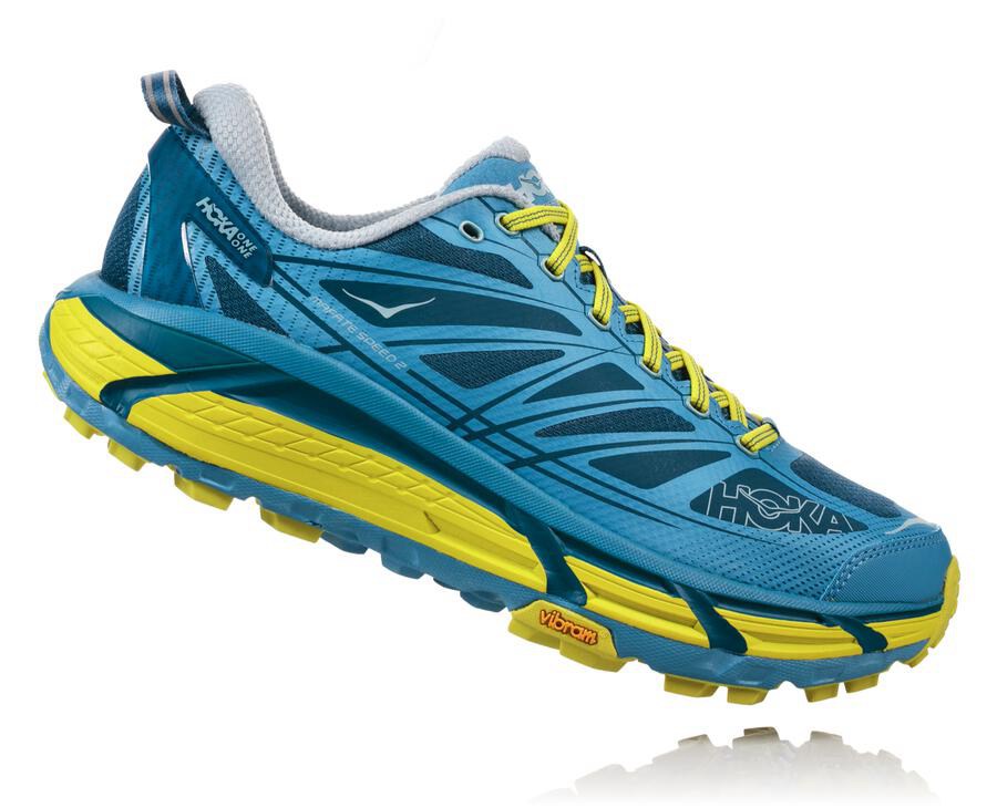 Zapatillas Trail Hoka One One Hombre - Mafate Speed 2 - Azules - COZ593640